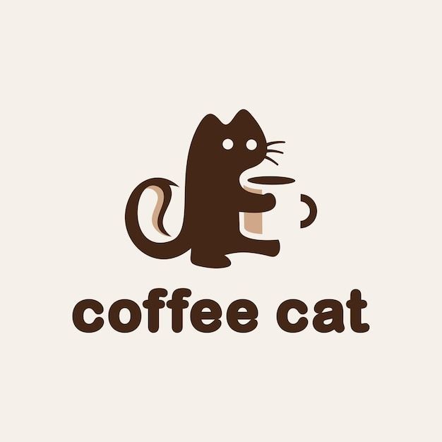 Logo coffee cat