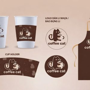 Set Ly + Tạp Dề "Signature" Của Quán